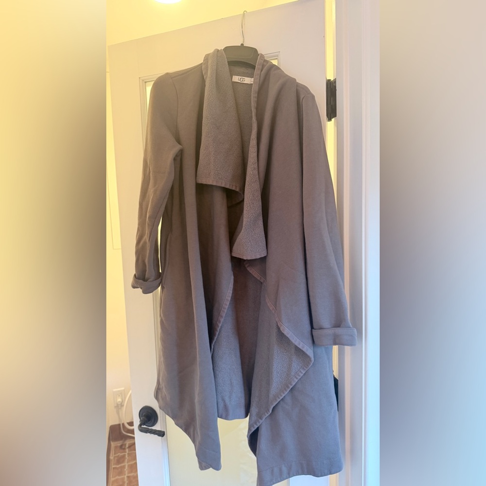 UGG Women's Gray Open Front Cardigan size small